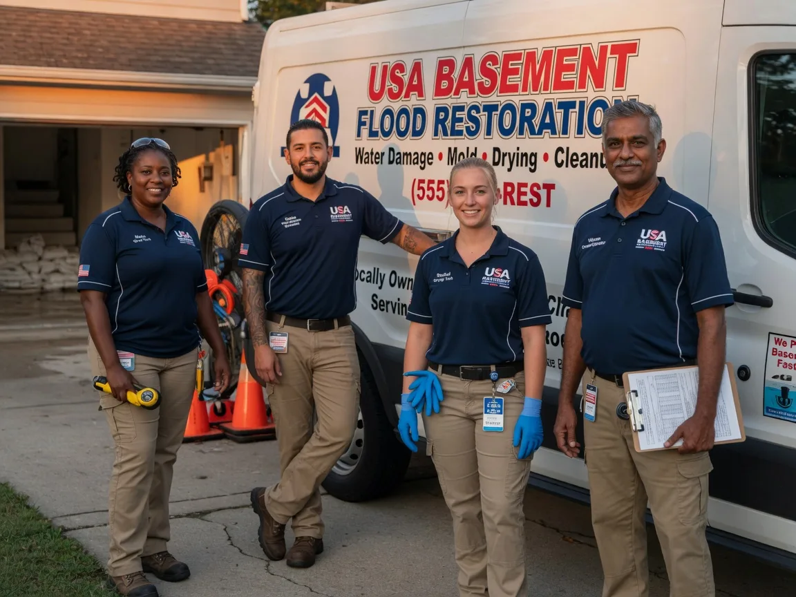 Basement Flood Cleanup company in New Madison, OH