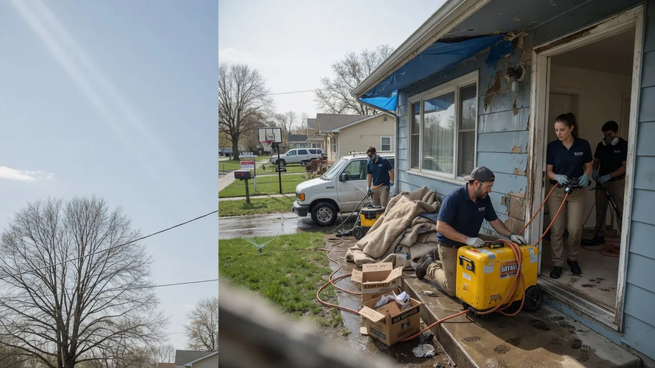 Basement Flood Cleanup in New Madison, OH near me